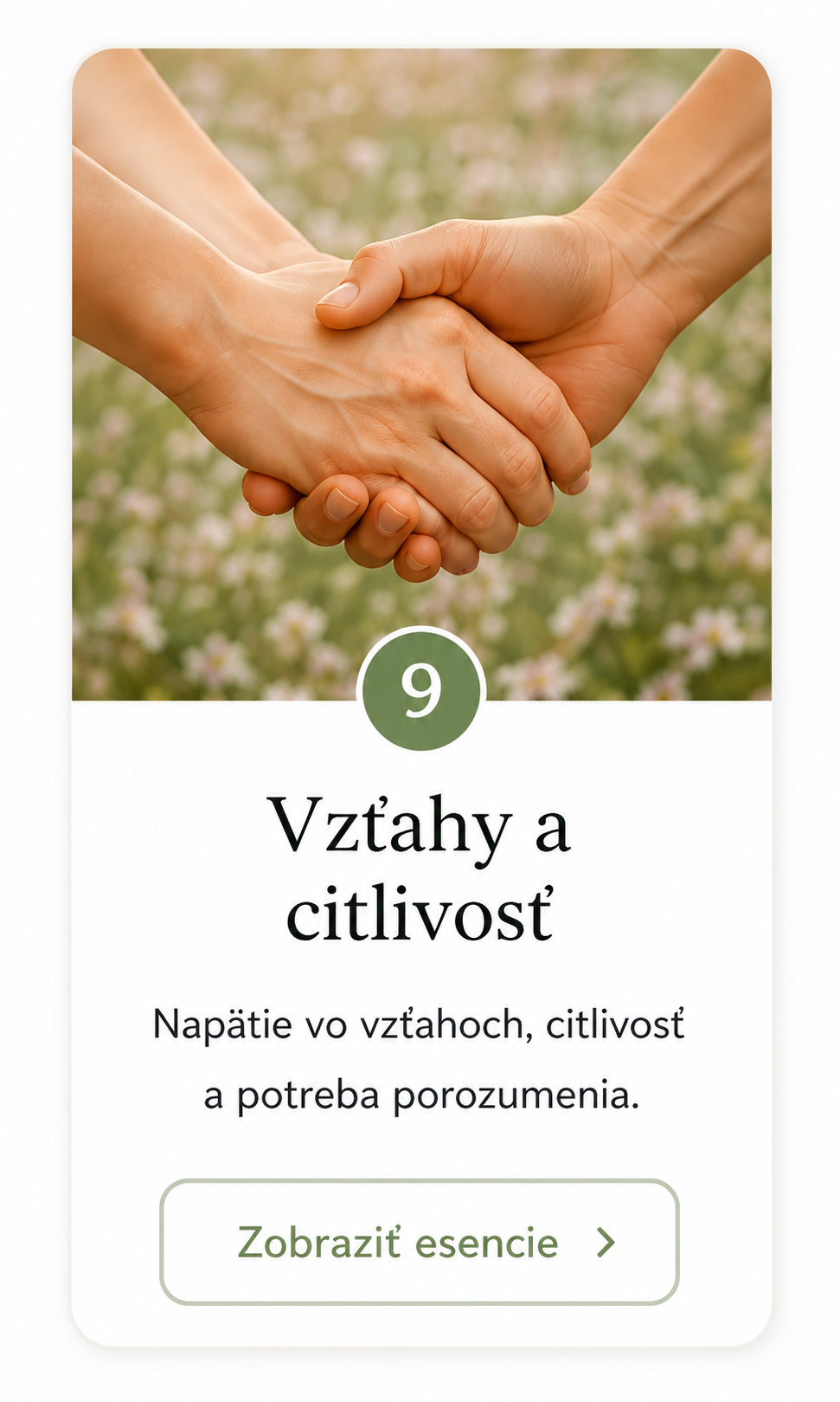 Bachove esencie - Vzťahy a citlivosť